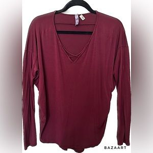 Francesca's Alya Long Sleeve Top